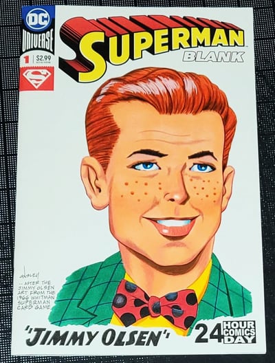 Image of Superman's Pal, JIMMY OLSEN SKETCH COVER!