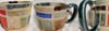 rustic geometric mug