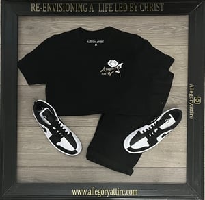Image of Concrete Rose (Black Shirt)