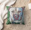 Pitbull Throw Pillow
