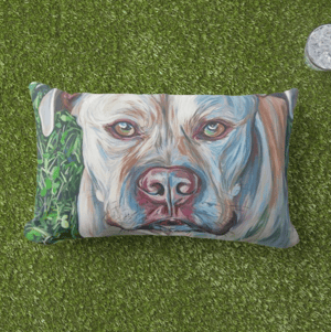 Image of Pitbull Throw Pillow