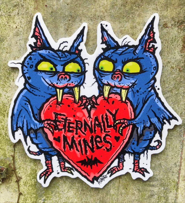 ''Eternally mines" sweetheart  large magnetic art