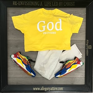 Image of God Provides: Through it all (Yellow shirt)