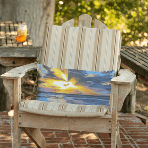 Image of Light And Water Throw Pillow