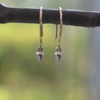 Image 3 of Mixed Metal Spike Earrings