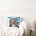 Sunset Smoothie Throw Pillow