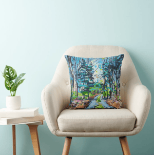 Image of The Path Throw Pillow