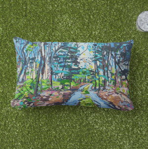 Image of The Path Throw Pillow