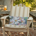 Evelyn's Flowers Throw Pillow