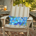Forget Me Not Throw Pillow