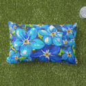 Forget Me Not Throw Pillow
