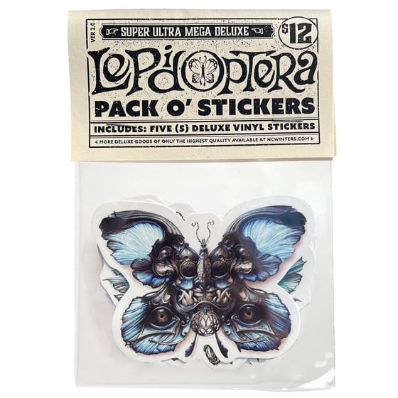 Image of Lepidoptera 1–5 Pack O' Stickers