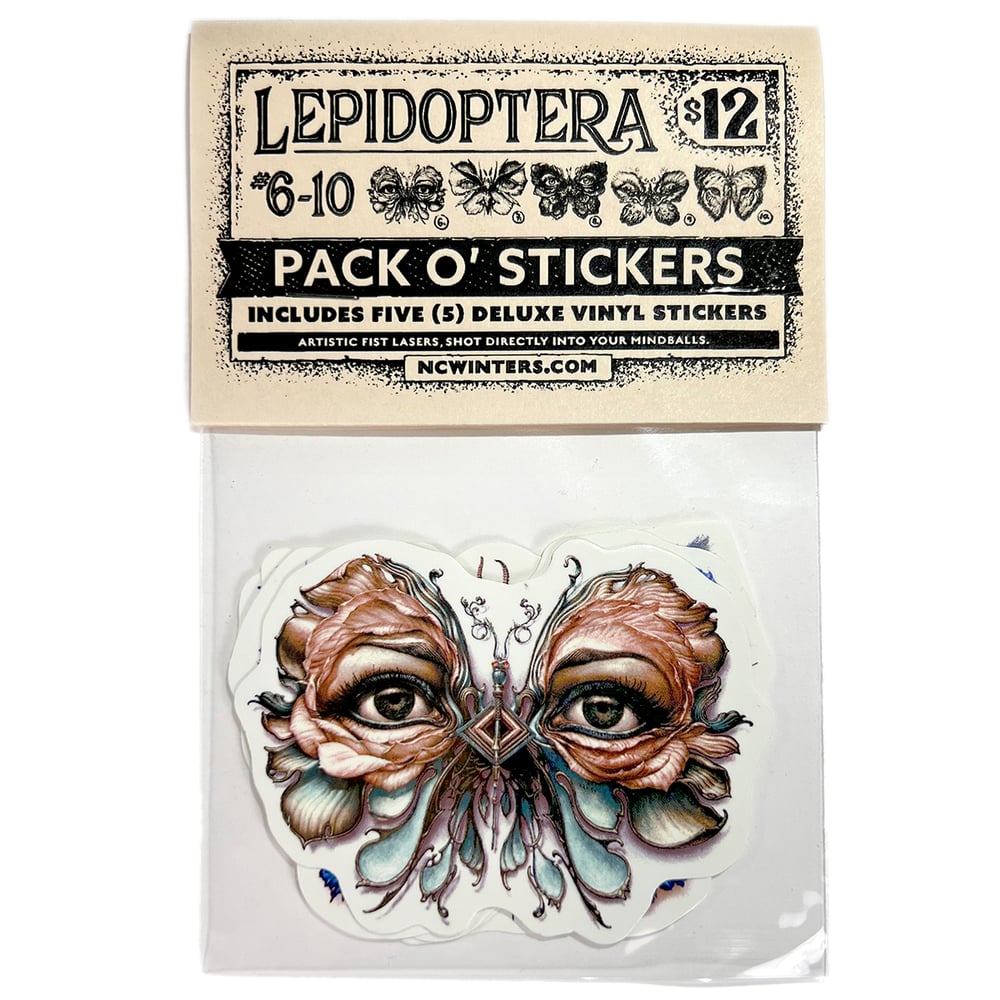 Image of Lepidoptera 6-10 Pack O' Stickers