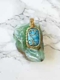 larimar pendant 