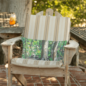 Image of Frick Park Throw Pillow