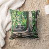 Frick Park Throw Pillow