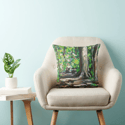 Frick Park Throw Pillow
