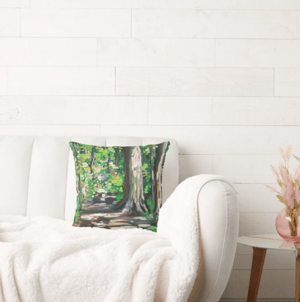 Image of Frick Park Throw Pillow