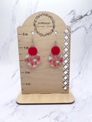 Image 4 of Valentine's Day Circle Cutout Earrings