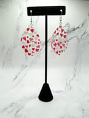 Image 3 of Valentine's Day Football Shaped Earring