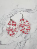 Image 1 of Valentine's Day Football Shaped Earring