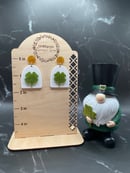 Image 2 of Glitter Shamrock Earrings