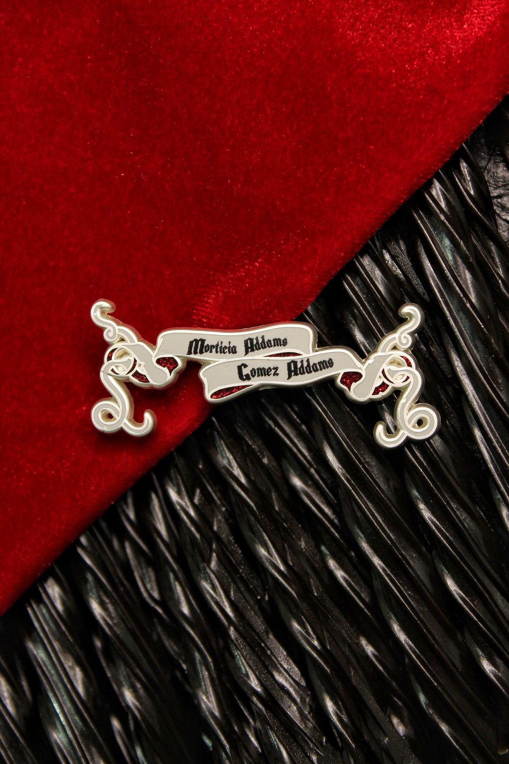 Image of Entwined Name Banners 🥀 Morticia + Gomez ⚔️  Addams