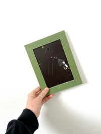 Image 2 of Stork Embroidery Bird Scissors - Framed Lino Print