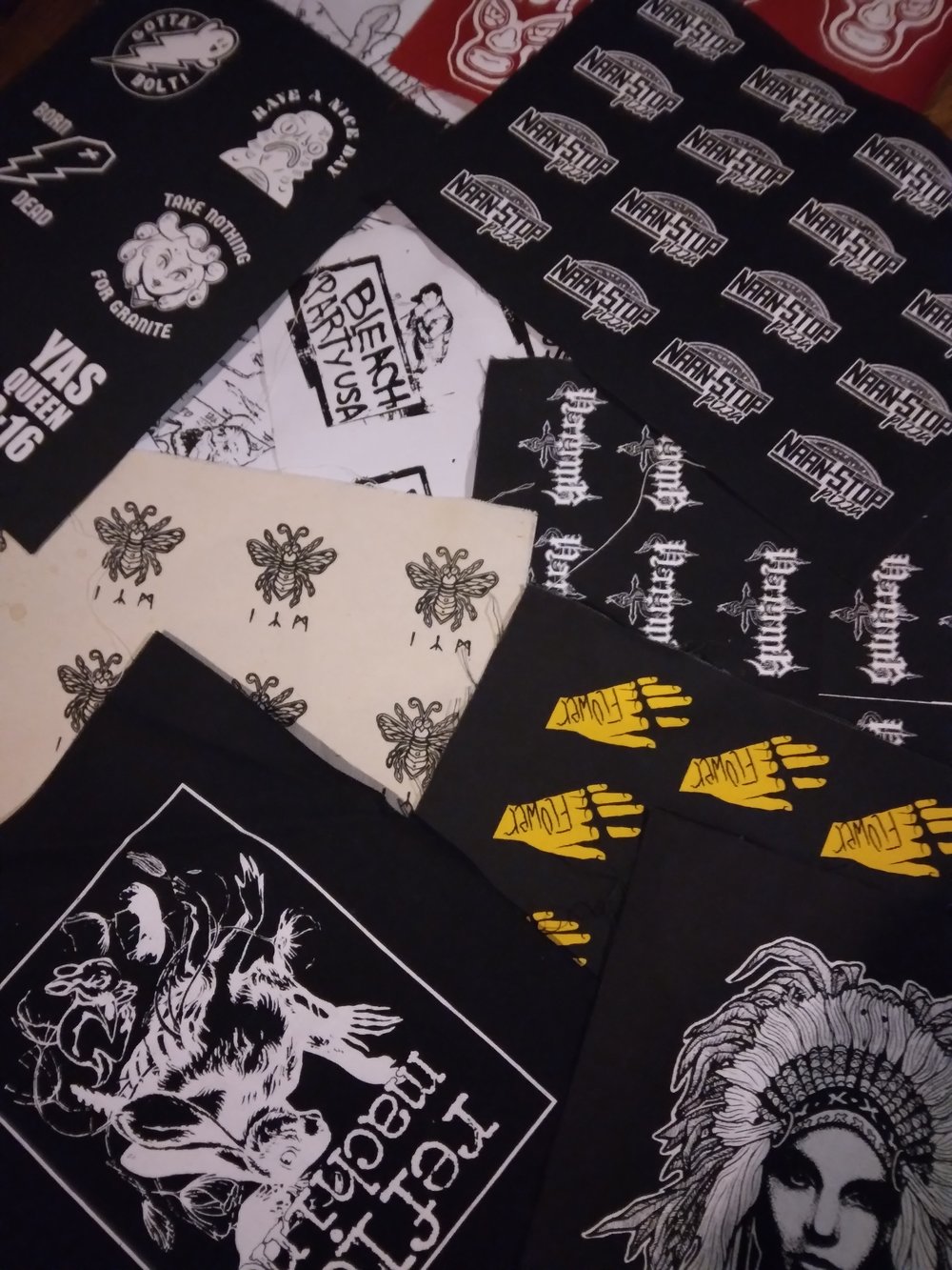 Custom Screenprinted Patches and Finishing Services