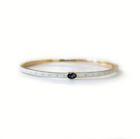 Image 1 of Emma Blue Sapphire Cuff Bracelet