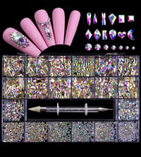AB nail crystals box