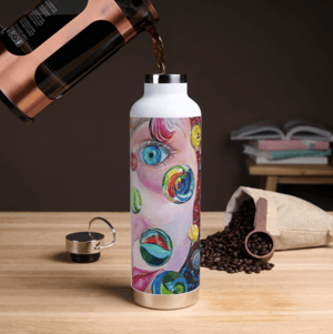 Image of Eyes That See Thor Copper Vacuum Insulated Bottle