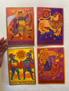 late 60s rare OKA zodiac cards, full set