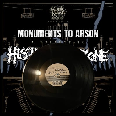 Image of Test Pressing: Monuments To Arson: A Tribute To His Hero Is Gone 12"