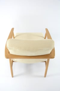 Image 4 of Fauteuil Z velours côtelé ivoire