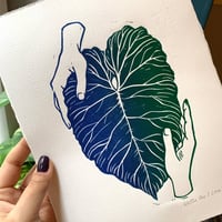 Image 1 of 'The One I Love', Lino Print for Valentine's Day - LIMITED