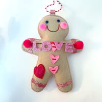 Image 1 of LOVE Gingie decoration made to order