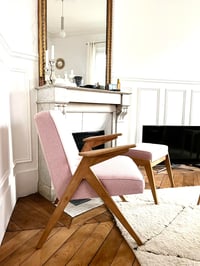 Image 5 of Fauteuil BUNNY bouclette rose