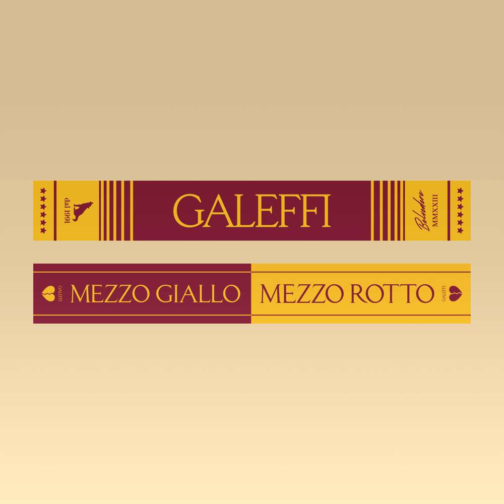 Galeffi - As Roma Mezzo Giallo Mezzo rotto