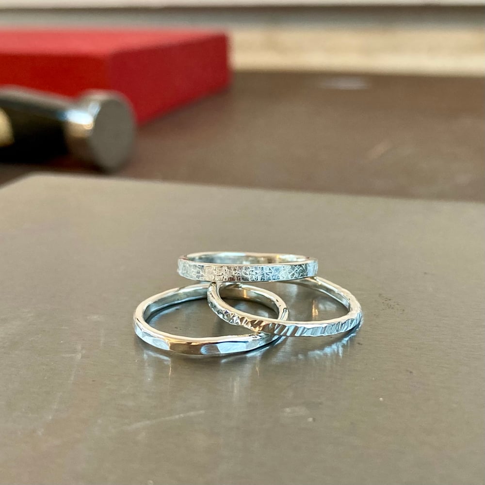 Image of Silver Stacking Ring Workshop, Saturday morning at The Yard - Hastings