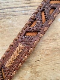 Image 4 of VINTAGE HANDMADE MEXICAN BELT