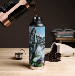Image of Cat Eyes Thor Copper Vacuum Insulated Bottle