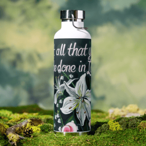 Image of Let All That You Do Be Done With Love Thor Copper Vacuum Insulated Bottle