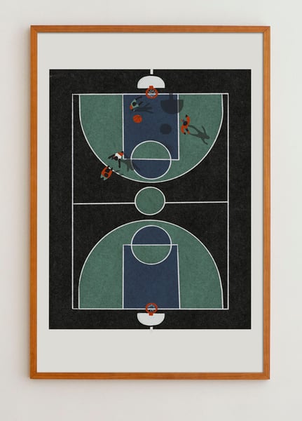 Image of Fishtown Rec Basketball 11x14