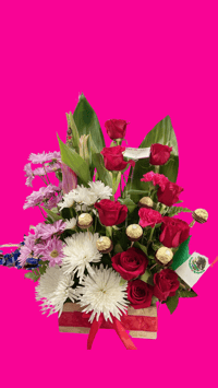 Arreglo de Rosas con Flores | Arrangement with Roses with Flowers 