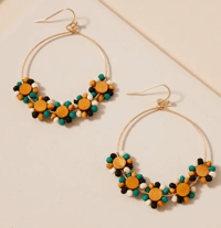 Image 1 of Wooded Dangle Earrings