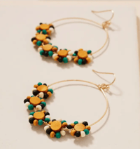 Image 2 of Wooded Dangle Earrings