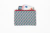 Coin purse wallet- Zipper card pouch - Fabric change purse