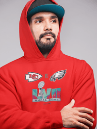 Image 3 of Chiefs Vs Eagles SuperBowl 57 Hoodie