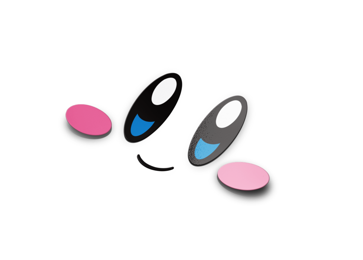 Kirby face sticker (in stock) dazzlecrew